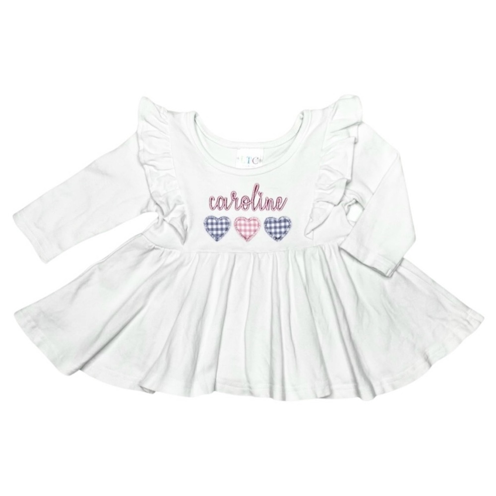 LTC 'Caroline'‎ Embroidered Heart Dress